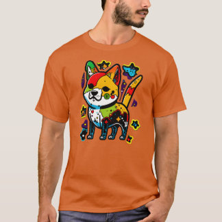 Camiseta Zombie Shiba Inu Adorável em Toon para Cachorro e 