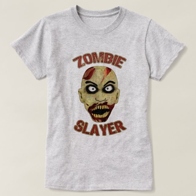 Camiseta Zombie Slayer (Frente do Design)