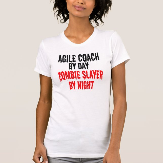 Camiseta Zombie Slayer Agile Coach (Frente)