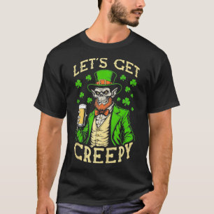 Camiseta Zombie St Patricks Day Beer Engraçada Vamos Ficar