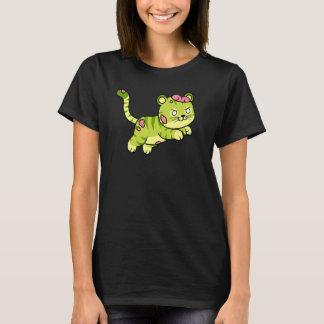 Camiseta Zombie Tiger Halloween Animal Cute Monster Graphic