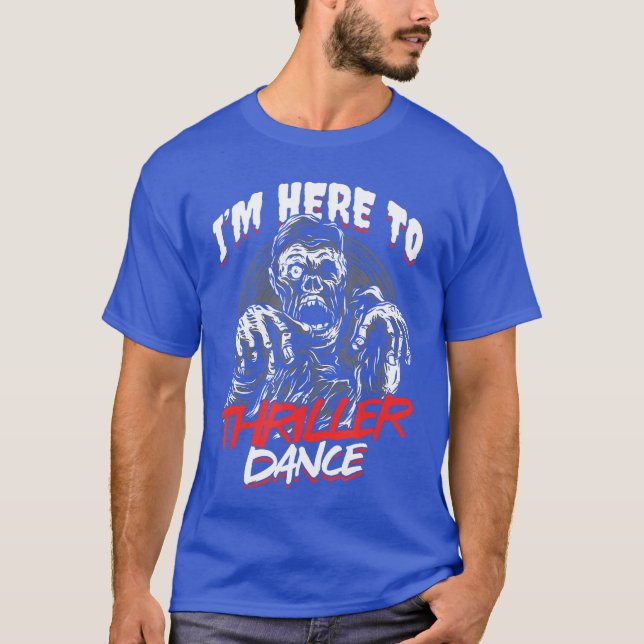 Camiseta Zombie Undead Halloween Thriller Dance Trick Or Tr (Frente)