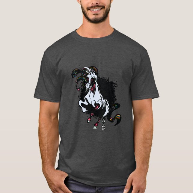 Camiseta Zombie Unicorn em pé (Frente)