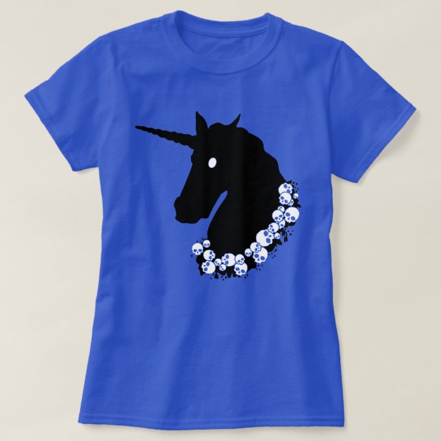 Camiseta Zombie Unicorn T-Shirt (Frente do Design)