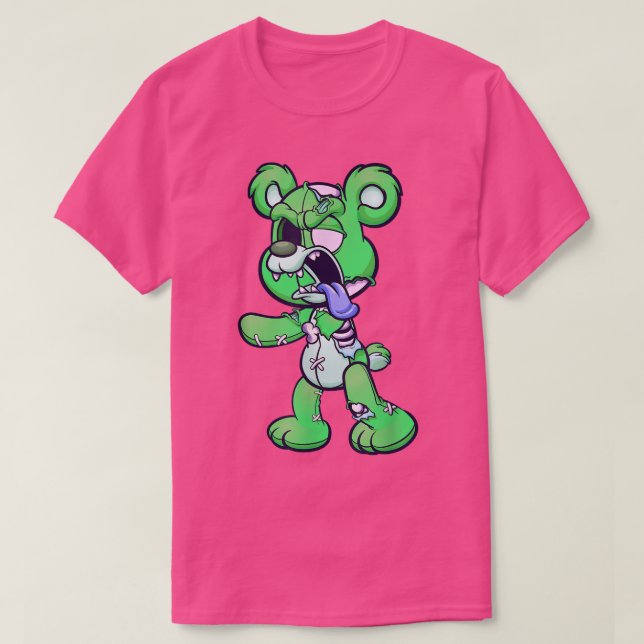 Camiseta Zombie Urso Gummy (Frente do Design)