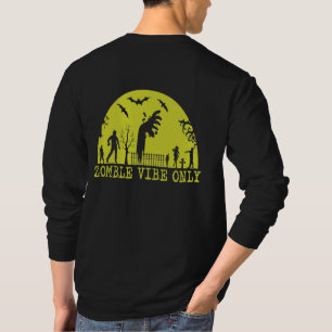 Camiseta Zombie Vibes Apenas Longa Folga
