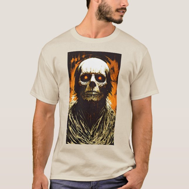 Camiseta Zombie Vintage T-Shirt (Frente)