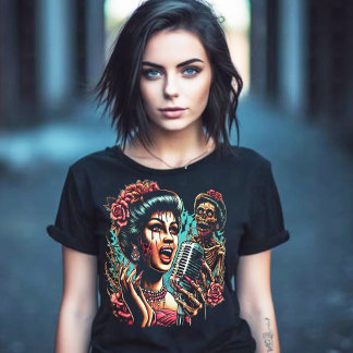 Camiseta Zombie Voodoo Girl