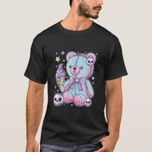 Camiseta Zombie Voodoo Urso da Testemunha Bonita e Gótico P