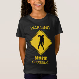 Camiseta Zombie Warning Halloween