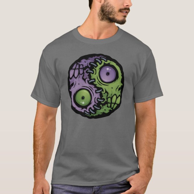 Camiseta Zombie Yin-Yang (Frente)