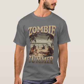 Camiseta Zombie Zummer Beach Vibes com fama de Amigos Morto