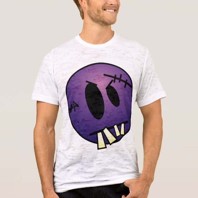 CAMISETA ZOMBIECON FACE - PURPLE (Frente)