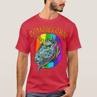 Camiseta Zombiecorn Zombie Unicorn Halloween Costume Rainbo