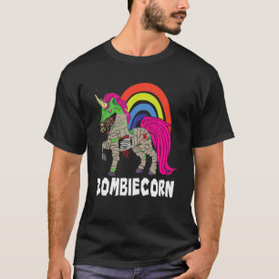 Camiseta Zombiecorn Zombie Unicorn - Halloween Unicorn Skel