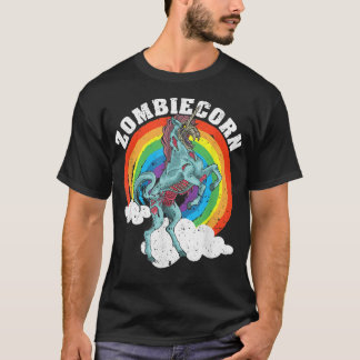Camiseta Zombiecorn Zombie Unicorn lança animal de Hallowee
