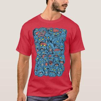 CAMISETA ZOMBIEPALOZA AZUL