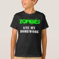 "Zombies Ate My Homework" Humor Morto vivo