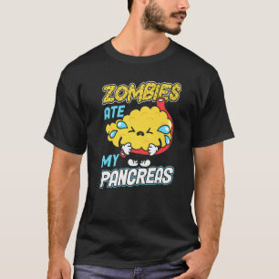 Camiseta Zombies Comem Meu Pâncreas Prêmio de Consciência d