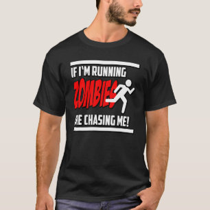 Camiseta Zombies Me Perseguem Horror Nerd Geek Gráfico