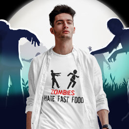 CAMISETA ZOMBIES ODEIAM COMIDA RÁPIDA