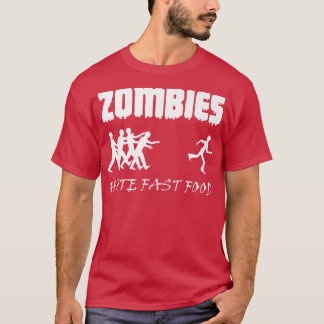 Camiseta Zombies Odeiam o Dia de as Bruxas engraçado Zombie