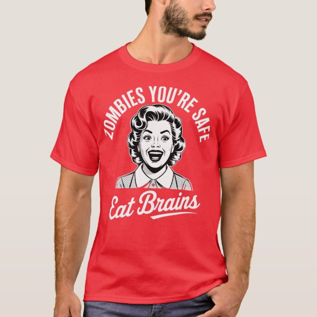 CAMISETA ZOMBIES VOCÊ ESTÁ SEGURO (Frente)