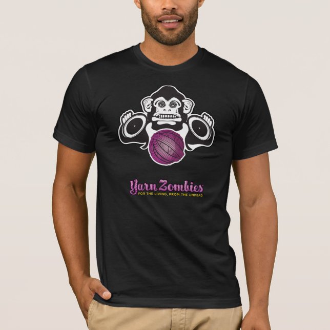 Camiseta Zombis do fio--T-shirt do macaco da tenda de circo (Frente)