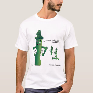 Camiseta zombis do vegetariano