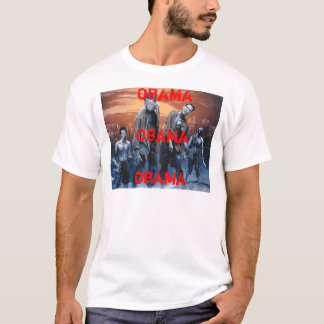 Camiseta Zombis para Obama