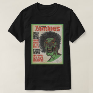 Camiseta ZOMBIS - pensionista do verde do compartimento