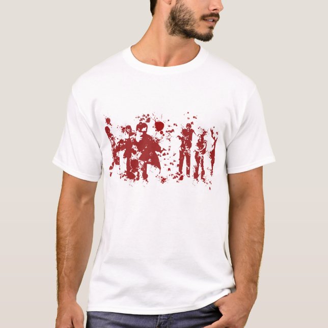 Camiseta Zombis sangrentos 2 (Frente)