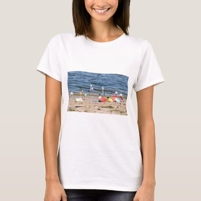 Camiseta Zomer op het strand met de Fubby's  (Frente)