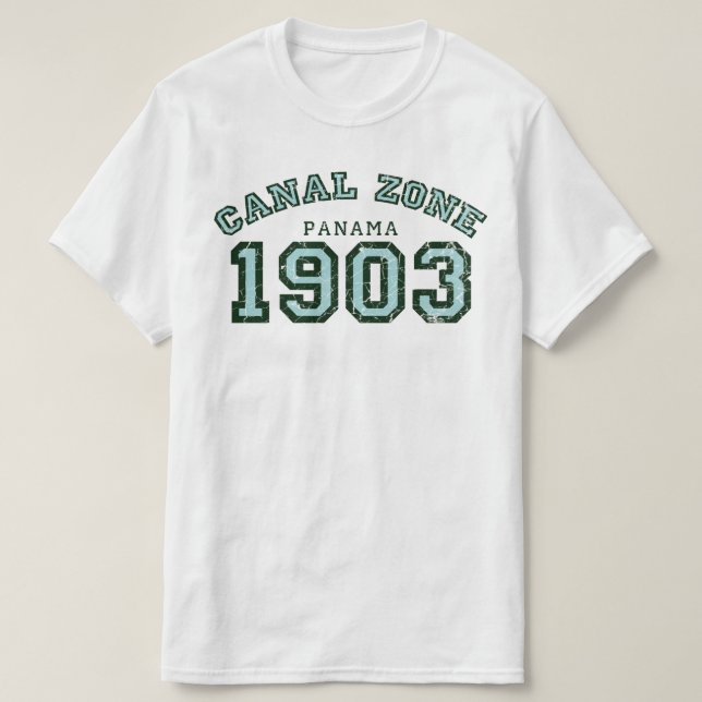 Camiseta Zona Canal 1903 (Frente do Design)