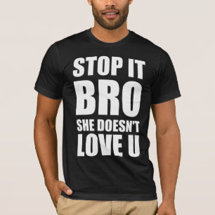 Camiseta Zona de amigos citação engraçada de T-Shirt escuro