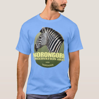Camiseta Zona de Conservação de Ngorongoro ZebraWT2