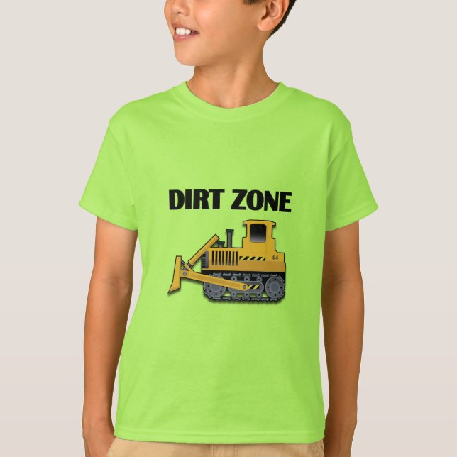 Camiseta Zona de diafragma (Bulldozer) - Camisa-T básica pa (Frente)