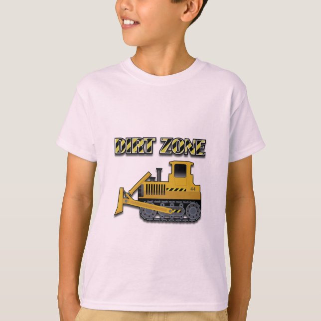 Camiseta Zona de diafragma (Bulldozer) - Camisa-T básica pa (Frente)