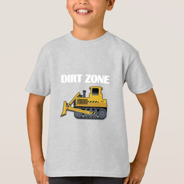 Camiseta Zona de diafragma (Bulldozer) - Camisa-T básica pa (Frente)