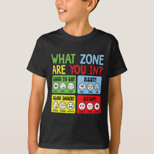Camiseta Zona De Regulação Para Saúde Mental Do Orientador