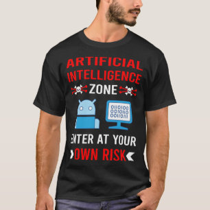 Camiseta Zona de risco Inteligência artificial AI