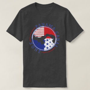 Camiseta Zona do canal do Panamá com istmo