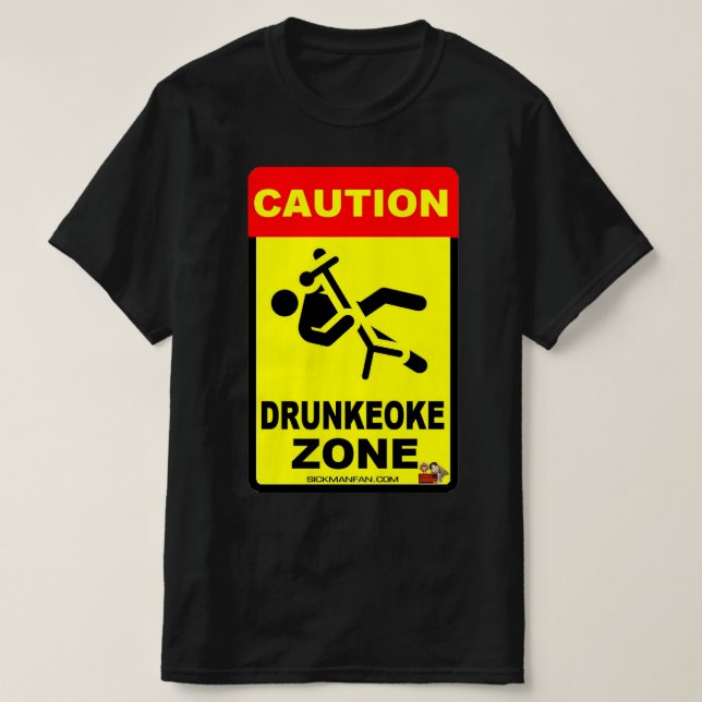 CAMISETA ZONA DRUNKEOKE (Frente do Design)