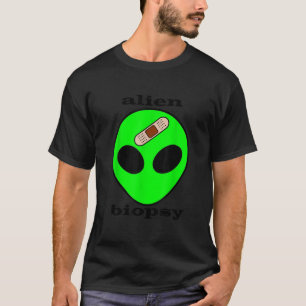 Camiseta Zona Engraçada De Alienígena Verde 51 OVNI Present
