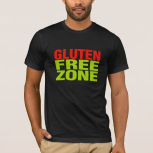 Camiseta Zona Livre de Glúten (doença celíaca)