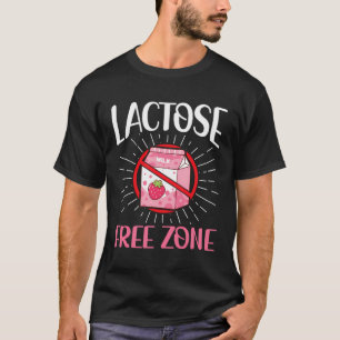 Camiseta Zona Livre De Lactose - Intolerante À Lactose Isen