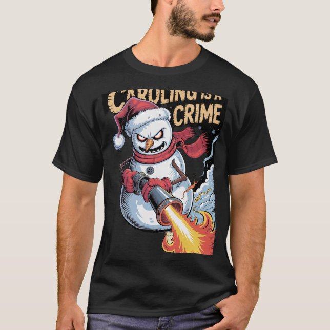 Camiseta  Zona Proibida de Pular Natal (Frente)