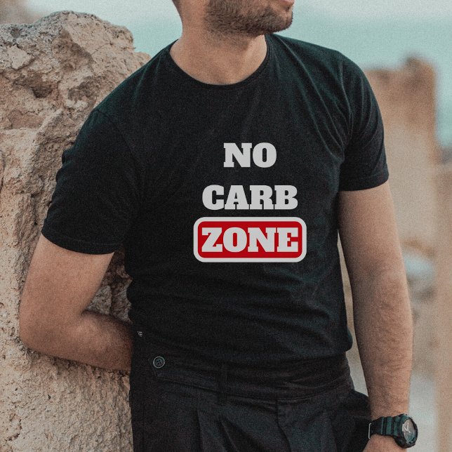 Camiseta Zona Sem Carboidratos (100% CARNÍVORO) (Criador carregado)
