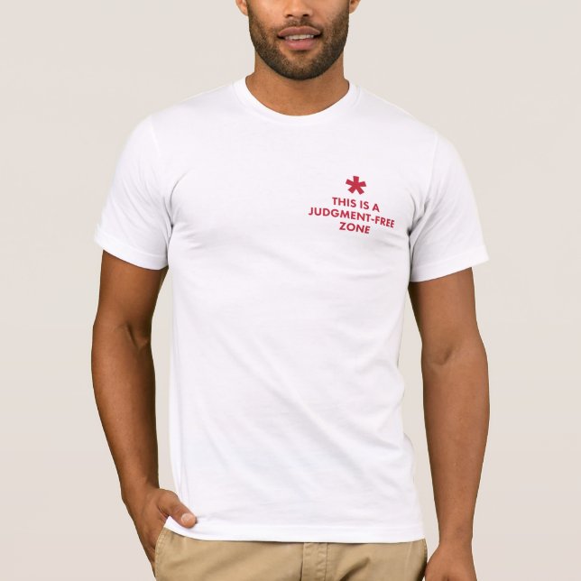 Camiseta Zona T-Shirt Livre de Sentença (Frente)
