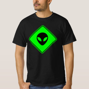 Camiseta Zona XING de Alien Verde e Preto